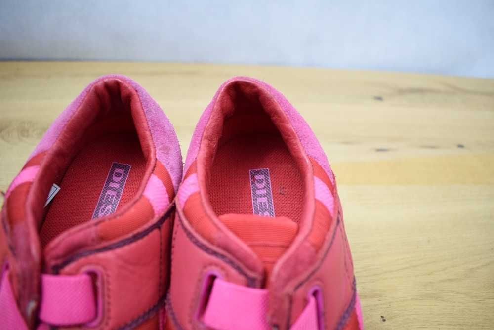 Diesel Bellatrix Red Pink Sneakers, buty sportowe, rozmiar 38