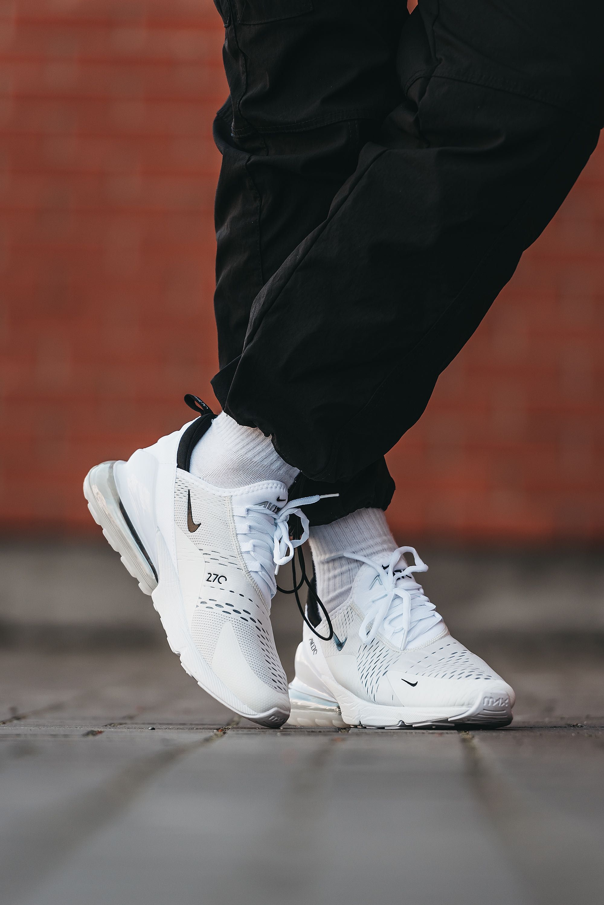 Мужские кроссовки Nike Air Max 270 White Black 40-45 Хит Весны 2024!