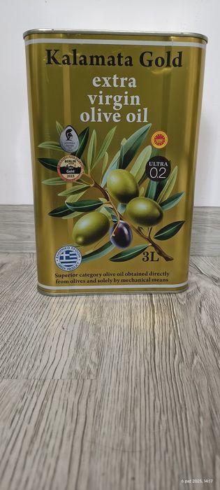 Extra Virgin 3 Litry Oliwy z Grecji