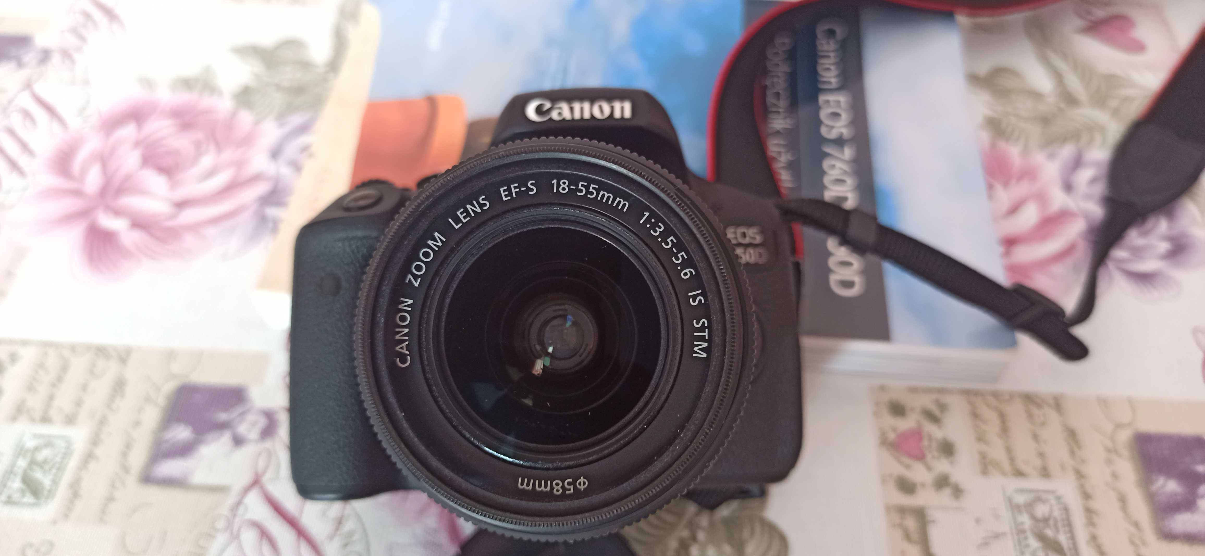 CANON 750 D dodatkowy akumulator, osprzęt