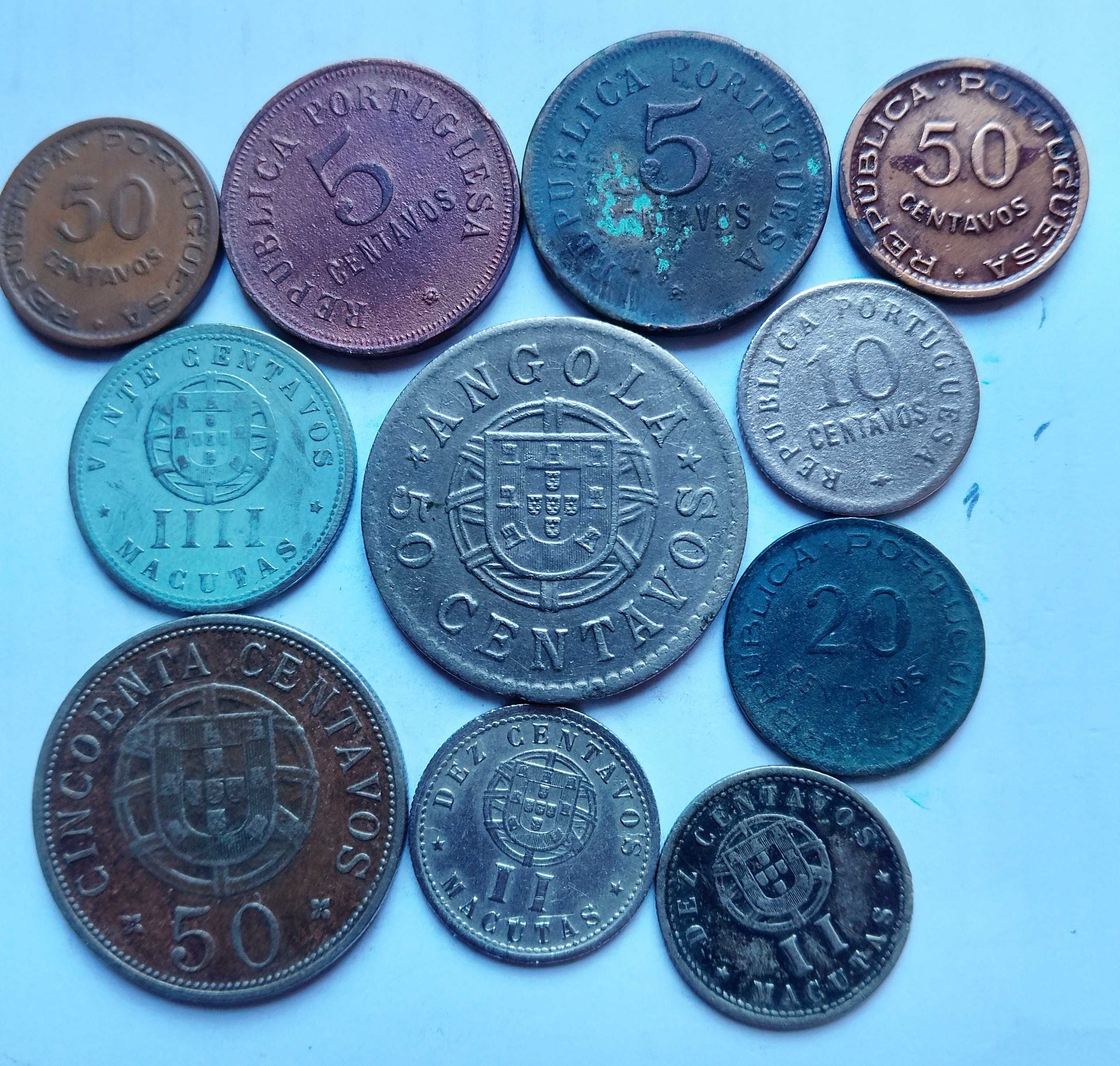 Vendo 11 Moedas de Angola