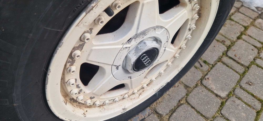 alufelgi speedline sl 423 audi 80 b4,100,coupe cabrio b3 kpl dekielki