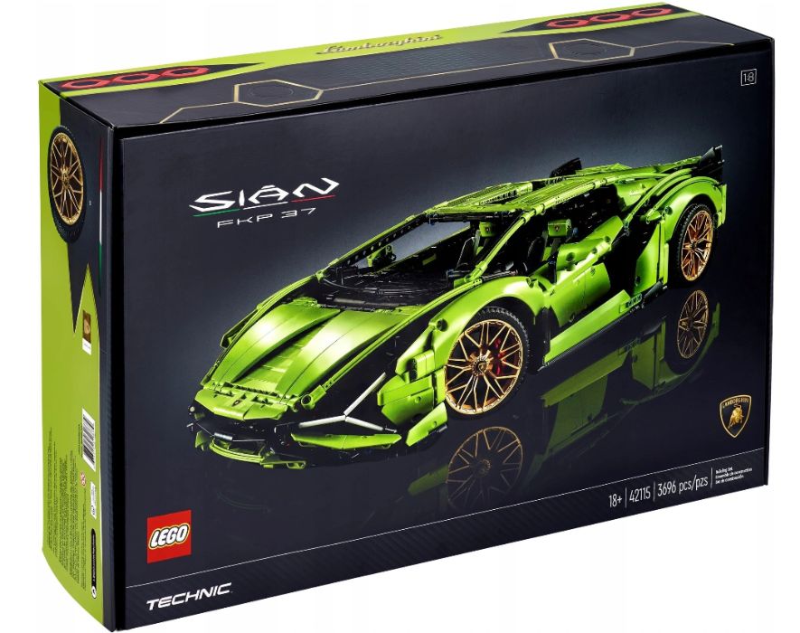 Lego Technic Lamborghini Sián FKP 37, 42115 Łódź