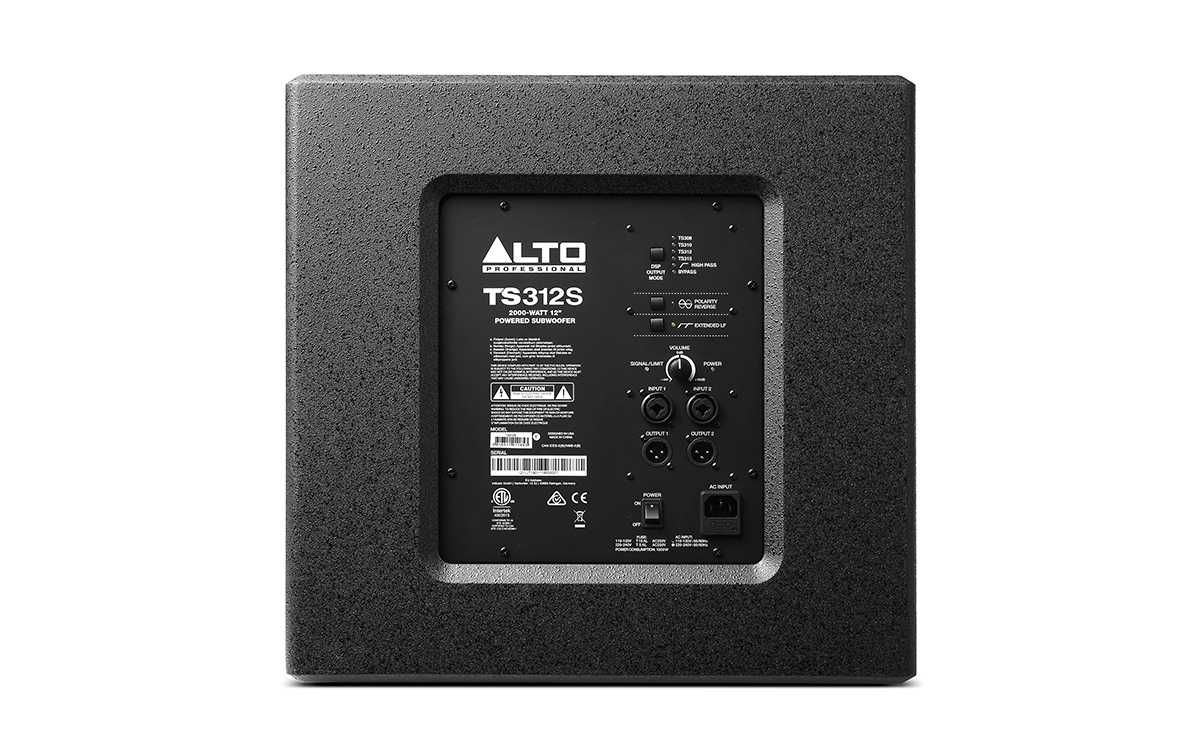 Alto Professional TS312 + TS312S 2000W