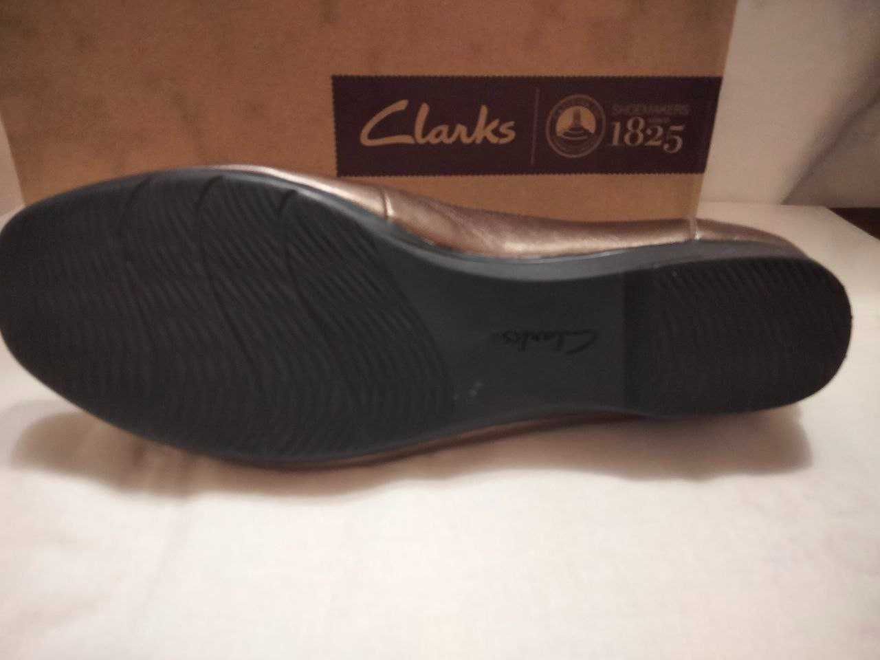 Туфли женские Clarks (Англия) размер 41 новые натуральная кожа