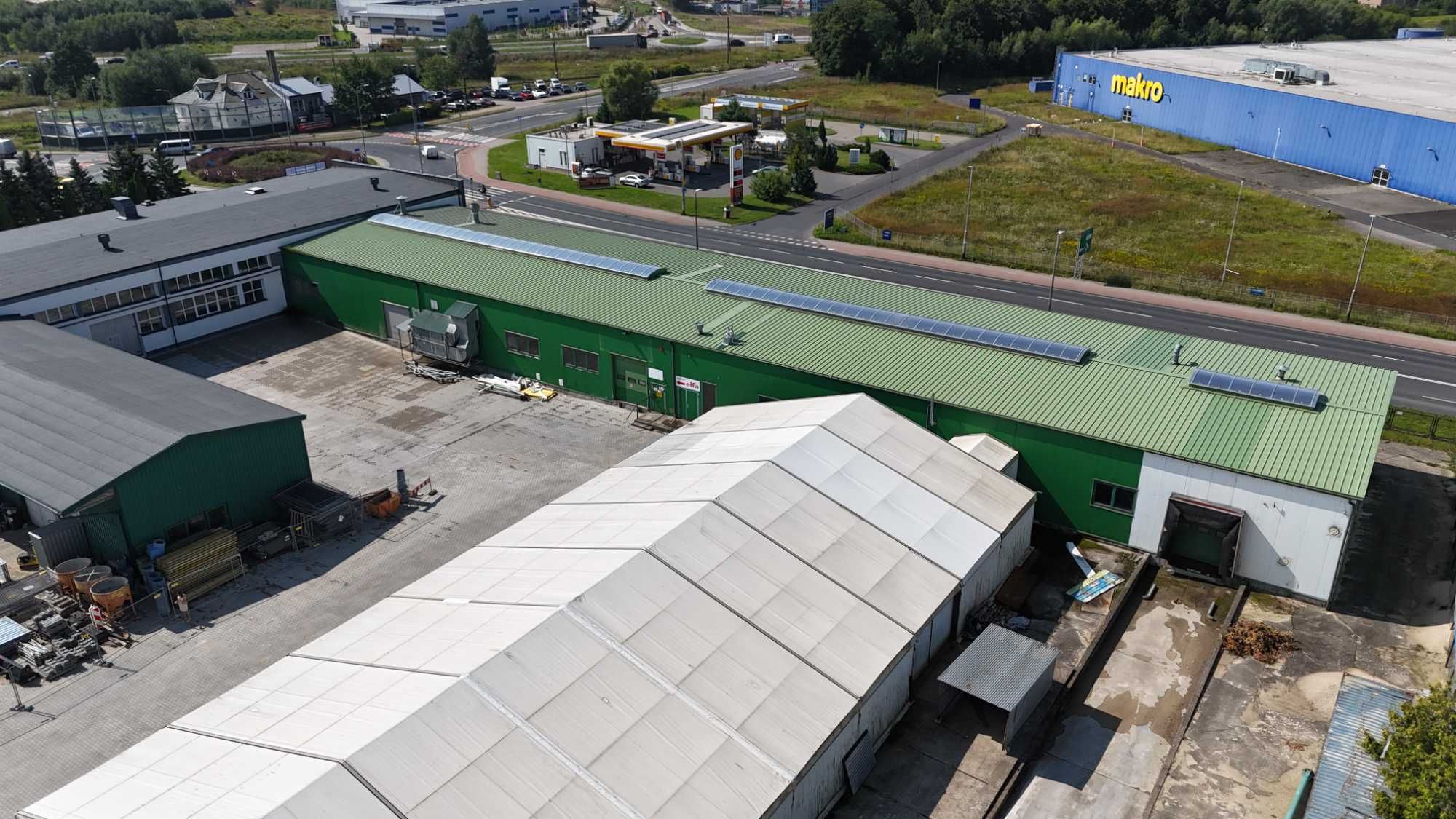 Hala magazynowa 1395 m2 - 4 wjazdy, rampa