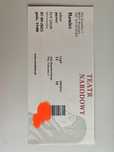 Hamlet. Teatr Narodowy. 07.09.2025 r. Rząd 11, miejsce 14.
