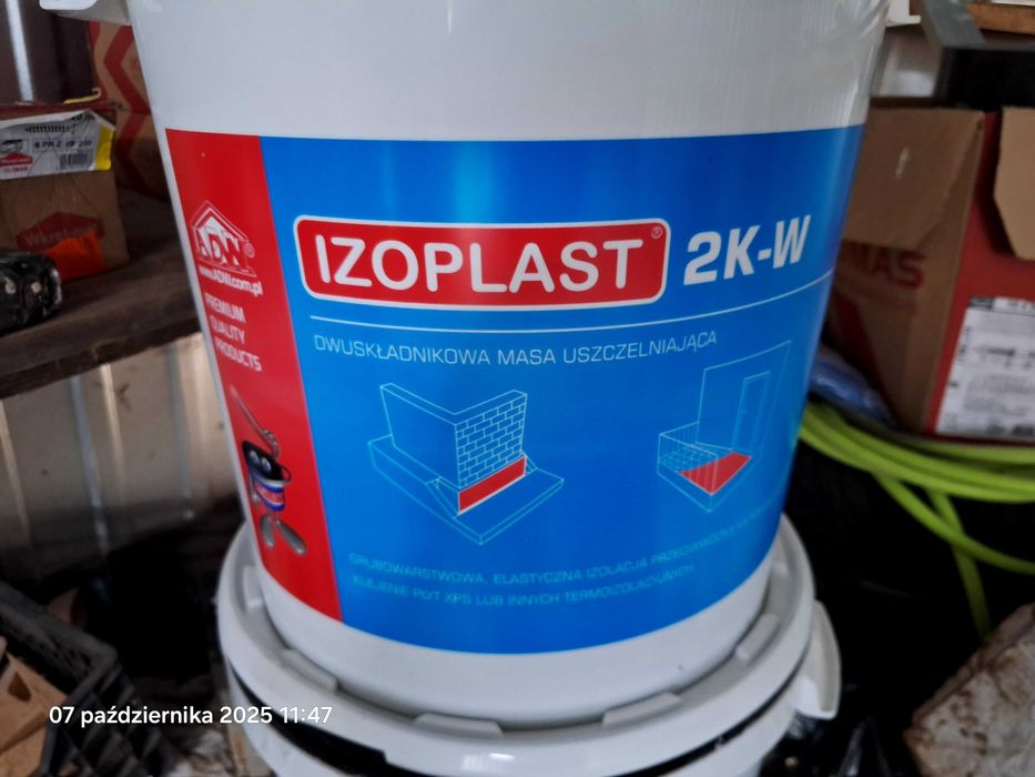 Dwuskladnikowa zaprawa bitumiczna  Izoplast 2K-W 3 szt. za 50% ceny