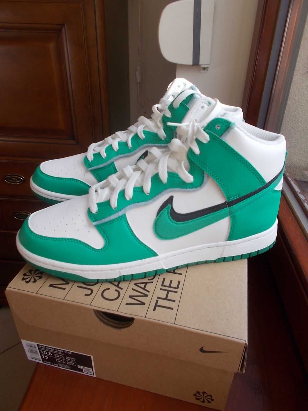 (roz. 44,5/ us 10,5) Nike Dunk High SE Stadium Green DO9775,-001