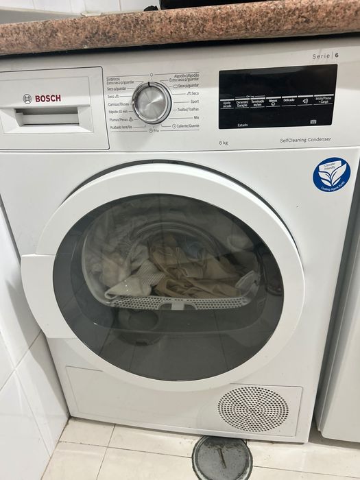 Máquina de secar roupa bosch