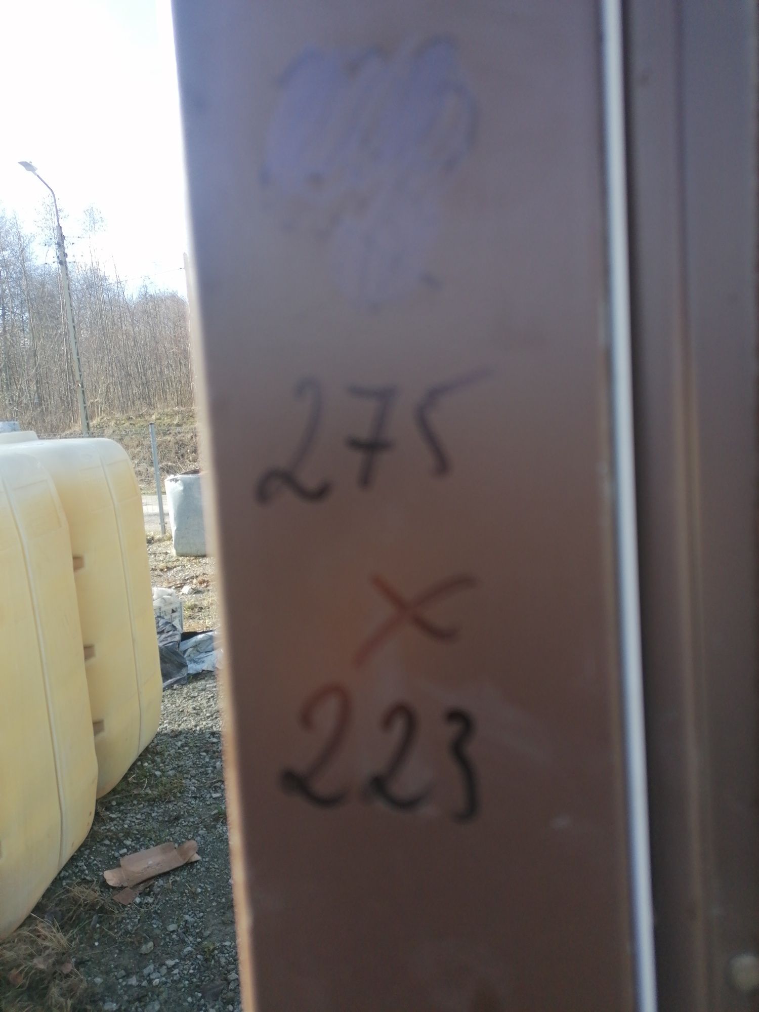 (5)Brama garażowa uchylana uchylna 275x223