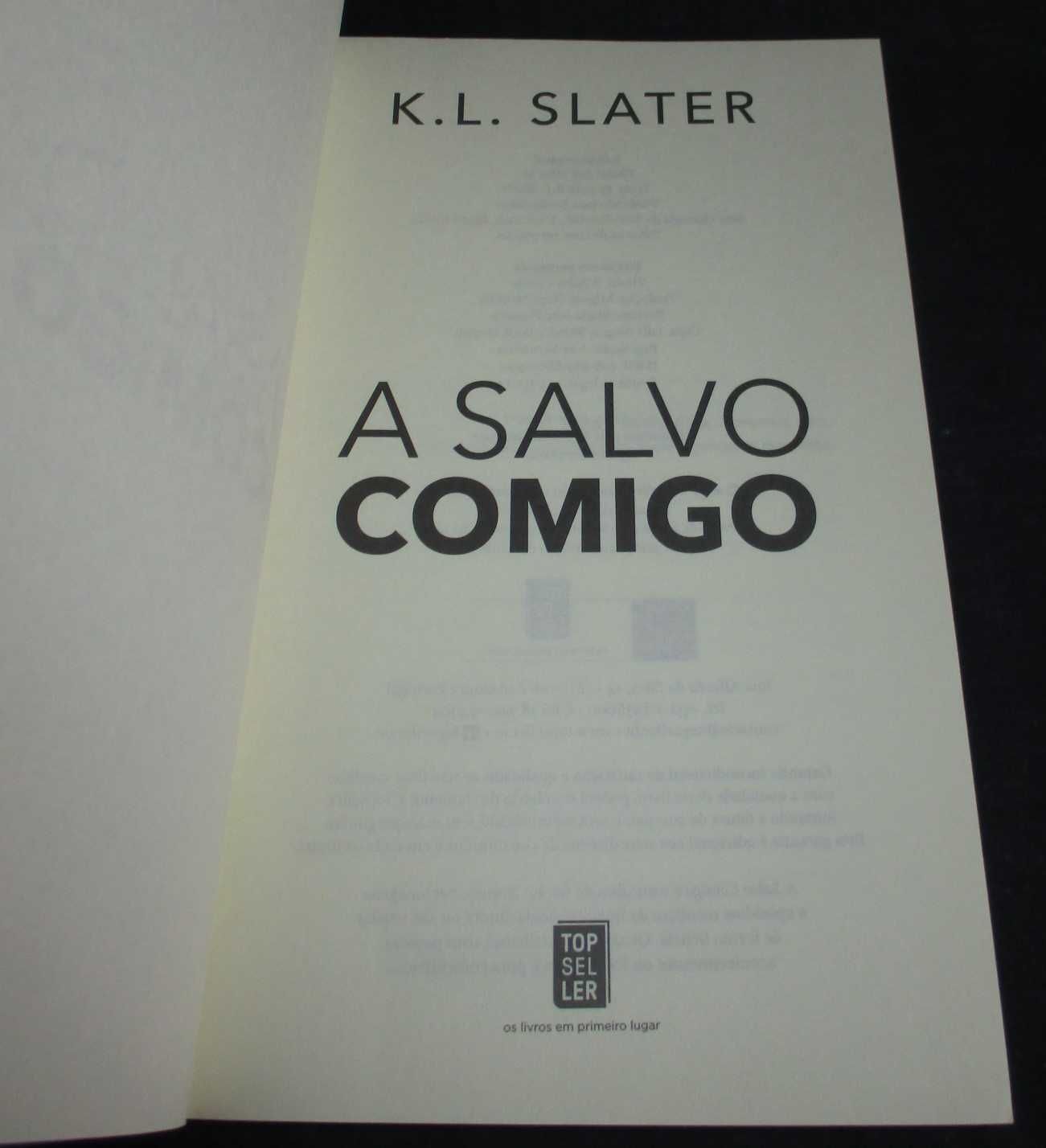 Livro A Salvo Comigo K. L. Slater