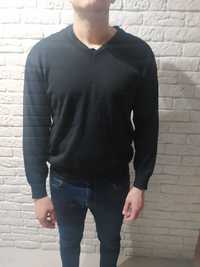 Sweter męski MARINO, rozmiar L, czarny.
