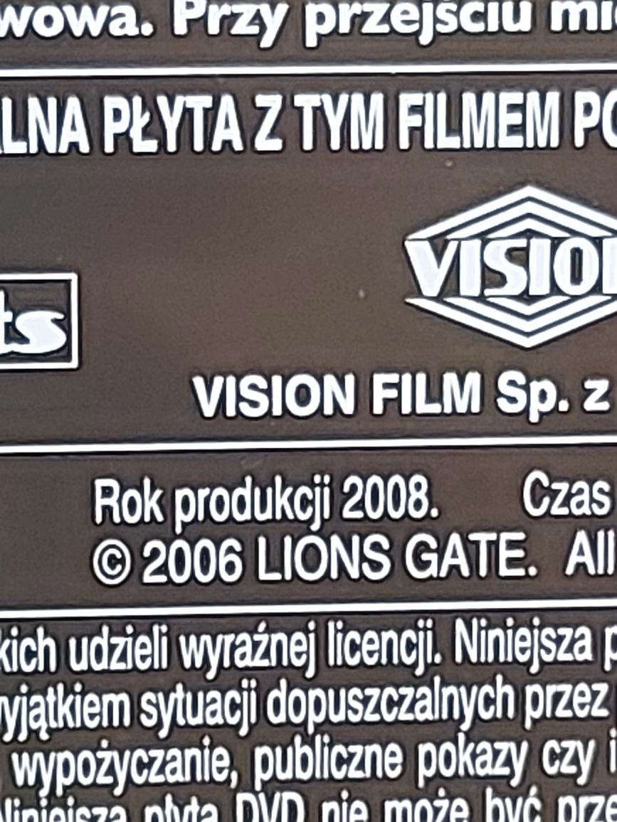 Płyta DVD Film Horror NOCNY Pociąg z Mięsem 2006rok