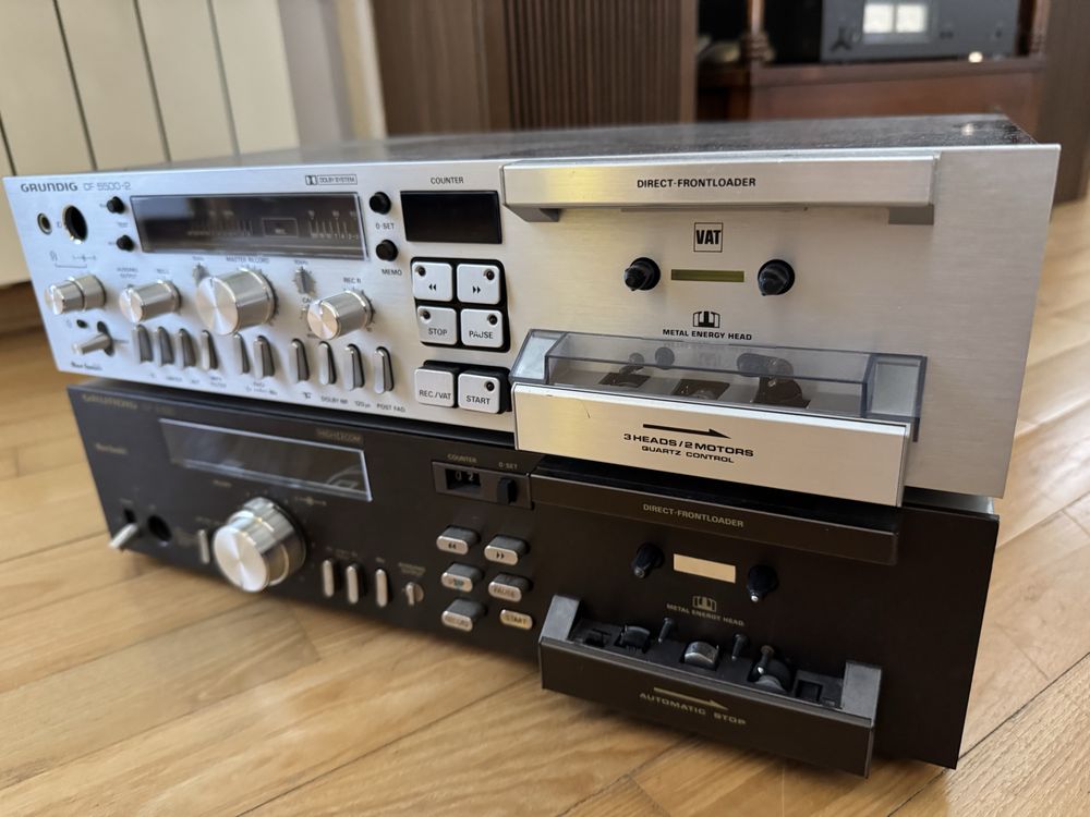 Топ! Кассетная дека GRUNDIG CF 5500-2( 5100  в подарок)