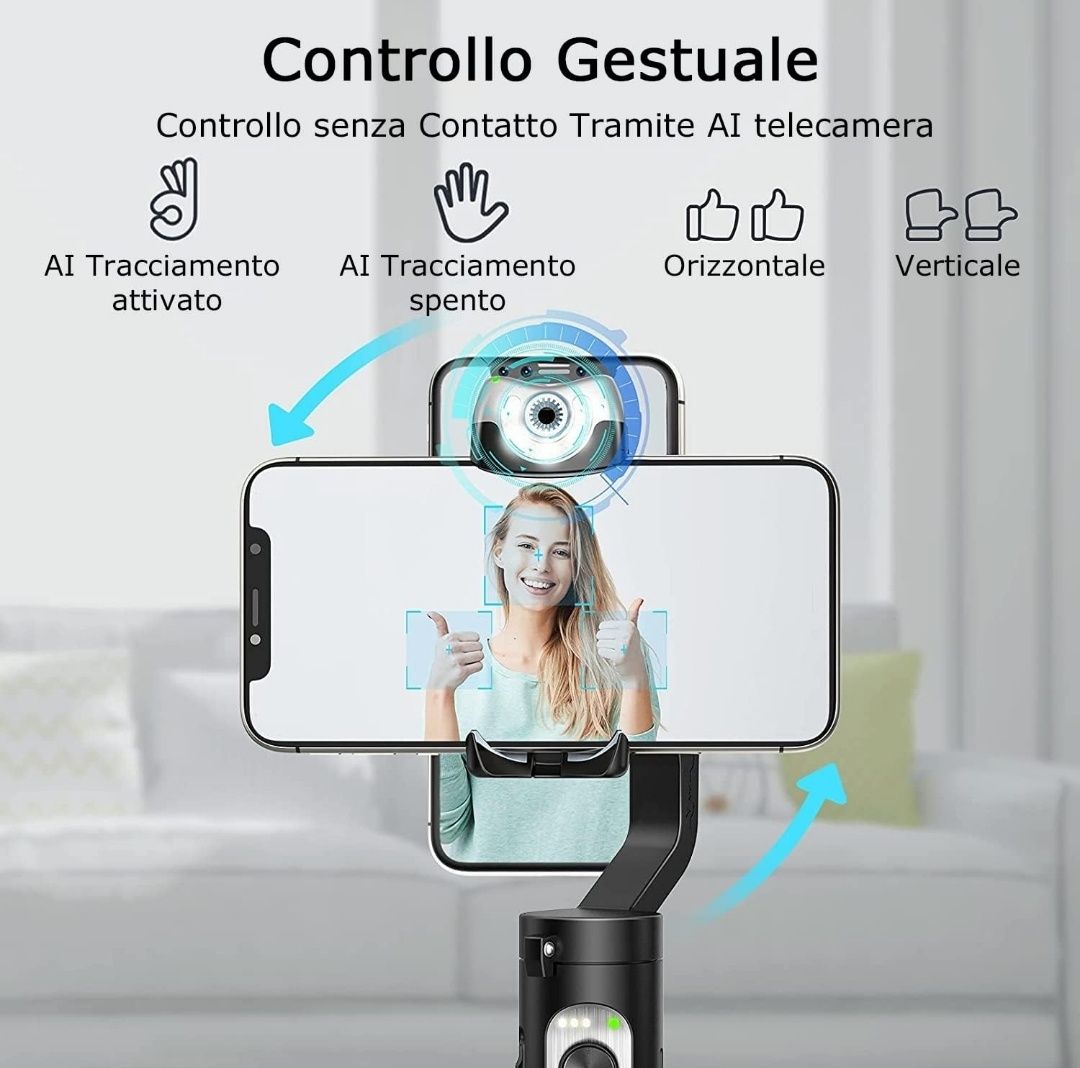 Gimbal para smartphones com AI track