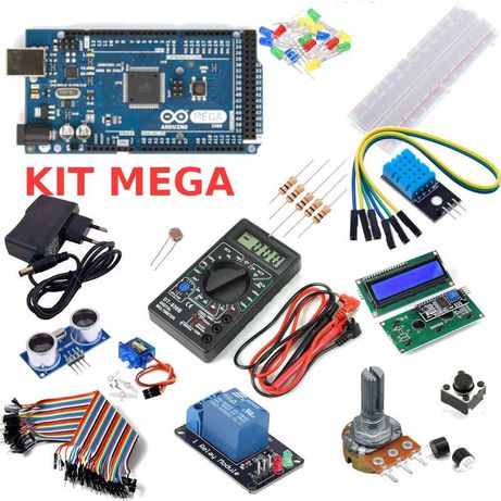 Kit Arduino Mega + Multímetro + DHT11 + LCD I2C + Sonar