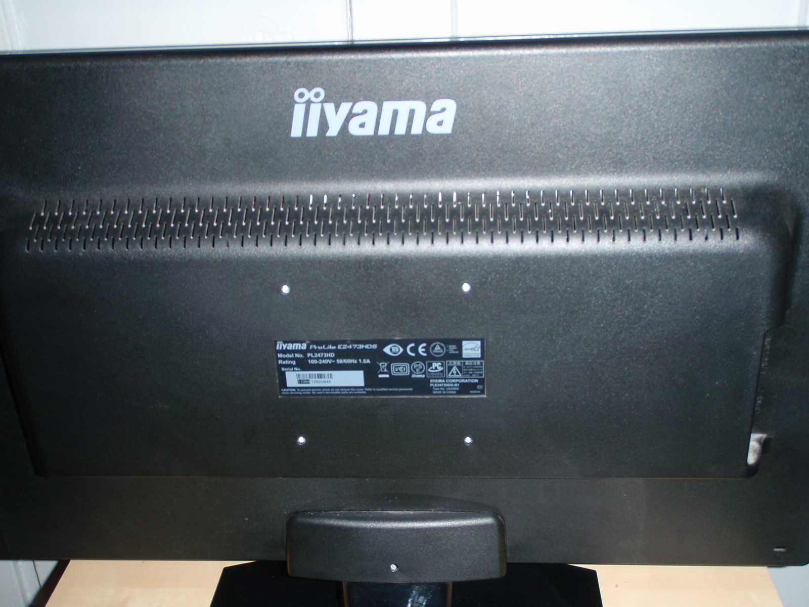 Monitor Led IIYAMA ProLite E2473HDS 24" Full HD 1920 x 1080  2 x hdmi