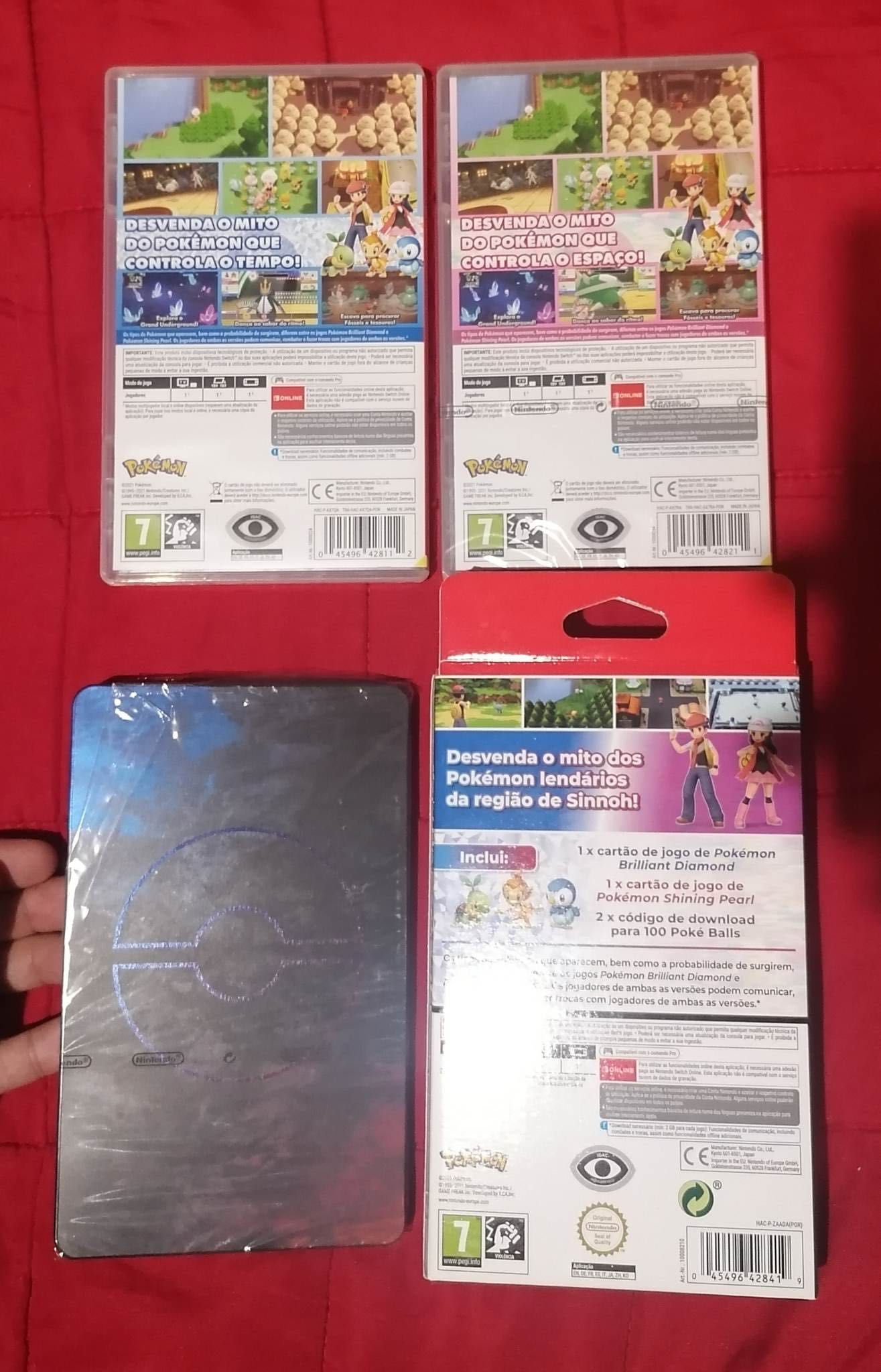 Pokemon Brilliant Diamond + Pokemon Shining Pearl DualPack + Steelbook