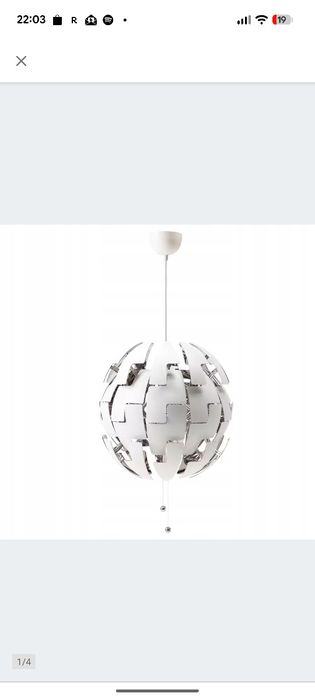 Lampa wisząca IKEA PS 2014 duża 52 cm