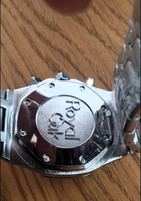 Luksusowy ! "Audemars Piguet"  z Bransoletą Srebrny 3D ! Uniseks !