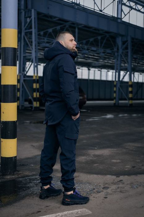 ТОП! Мужской спортивный костюм на флисе теплый зимний куртка штаны фли