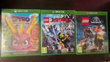 Zestaw 9 gier na XBOX ONE dla dzieci i nie tylko