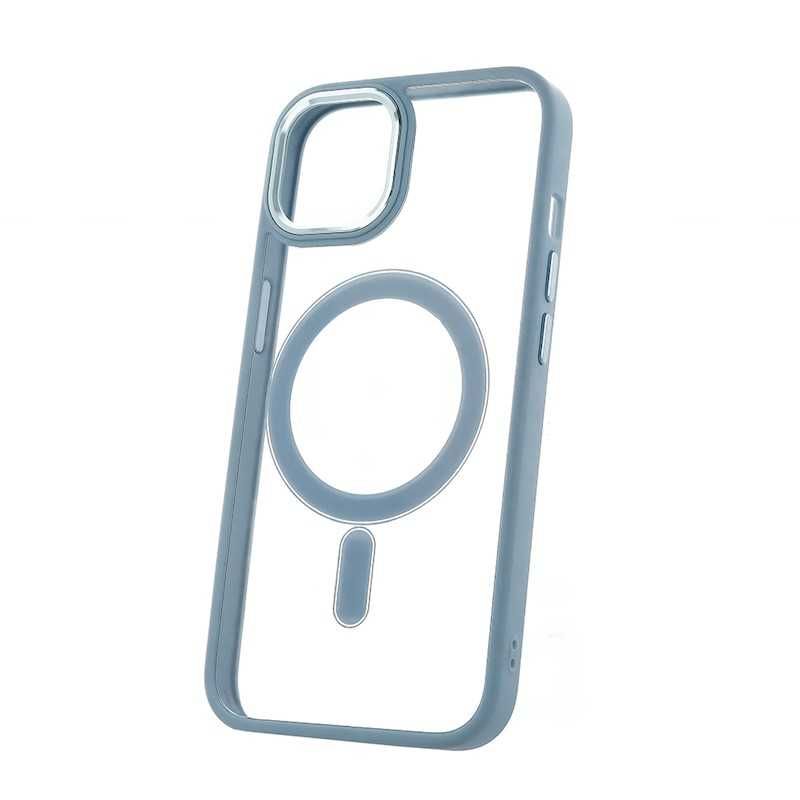 Nakładka Satin Clear Mag do iPhone 13 6,1" niebieska