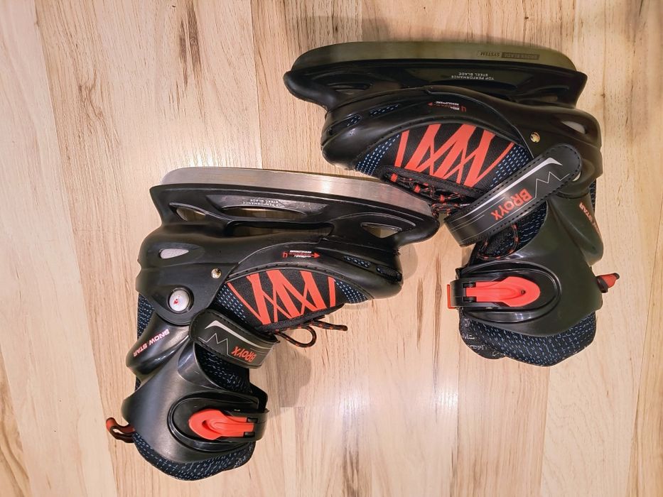 Łyżwy dziecięce regulowany rozmiar 34-37