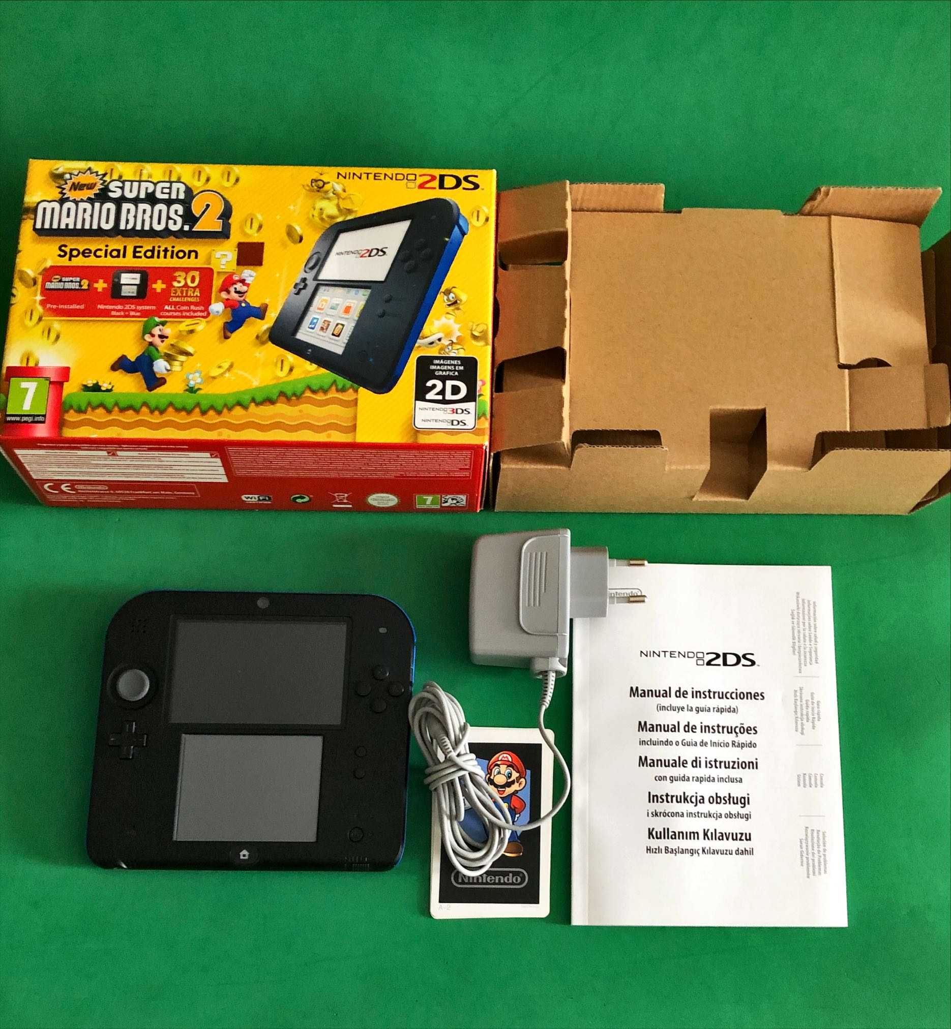 CONSOLA Nintendo 2DS 3DS Edição New Super Mario Bros. 2