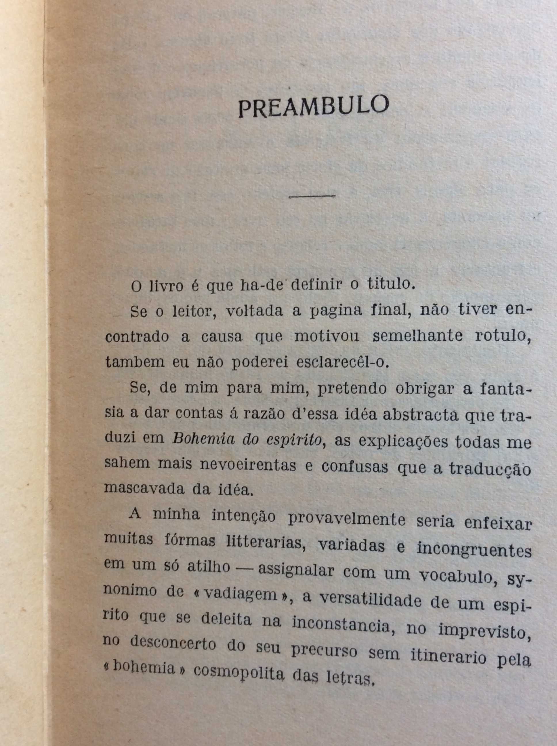 Camillo Castello Branco. Bohemia do Espirito, 3.ª edição, 1925