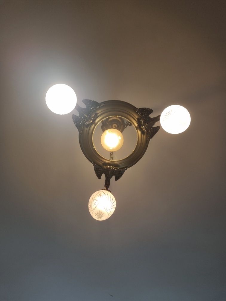 Lampa wisząca sufitowa vintage kemar ow30/p retro