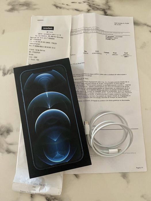 Iphone 12 pro max azul