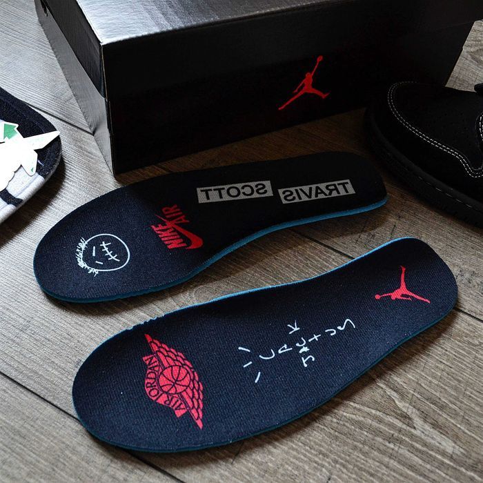 Мужские кроссовки Nike Air Jordan 1 Low x Travis Scott Black Phantom