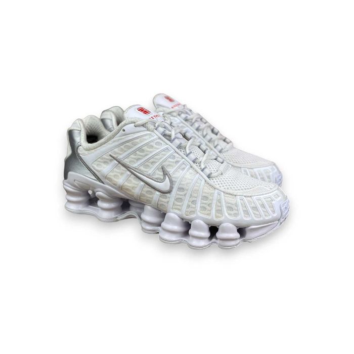 Nike Shox TL r. 36,5 – sportowe sneakersy w bieli i srebrze