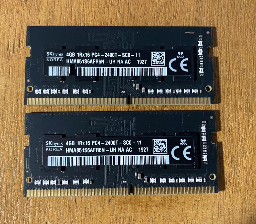 8 gbytes Hynix Memoria RAM 2x4 DDR4 2400