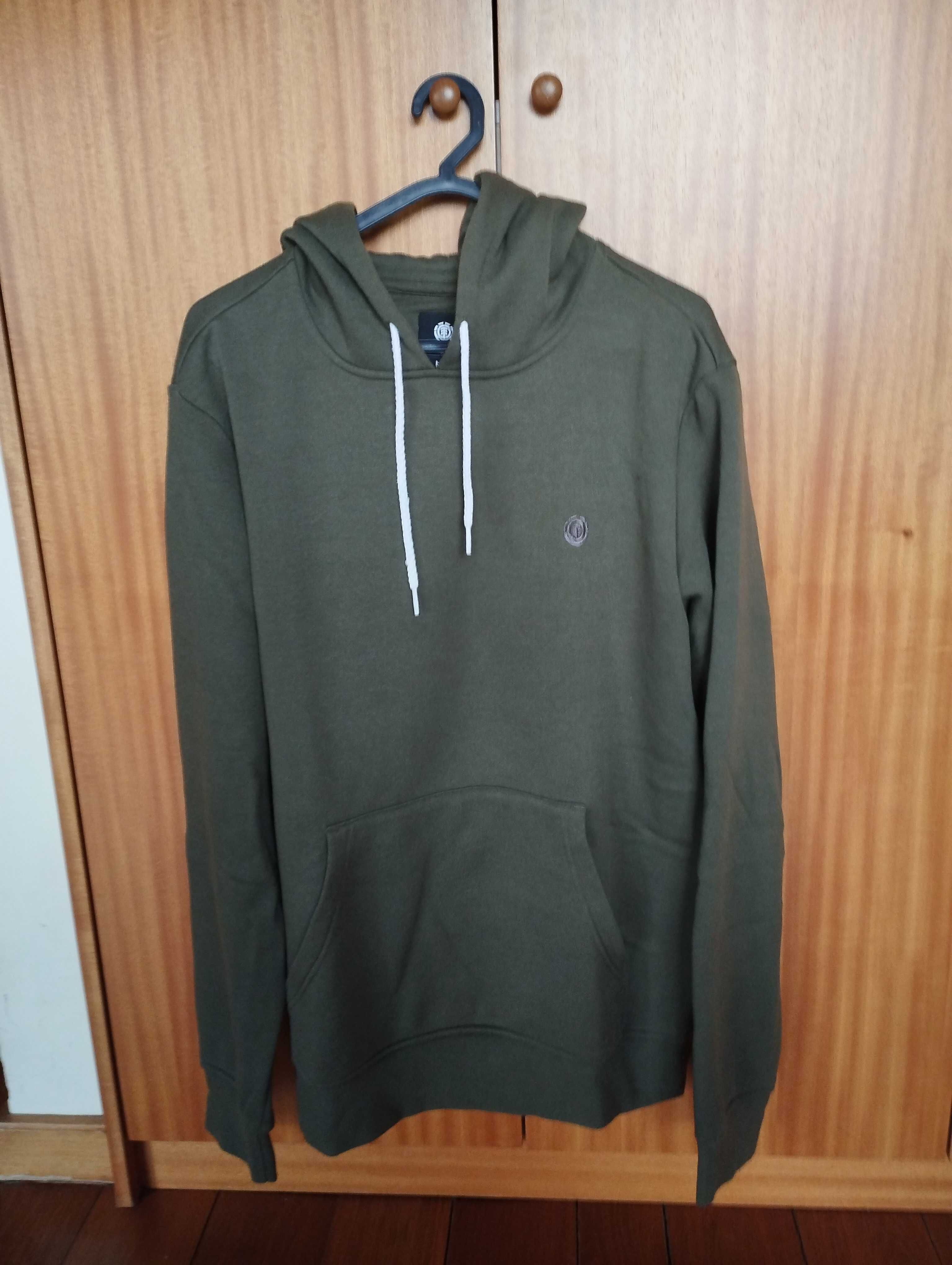 hoodie element verde escura - M