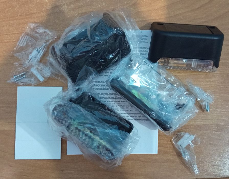 4x Lampa solarna Schodowa Ogrodowa LED na Schody Taras Zewnętrzna zimn