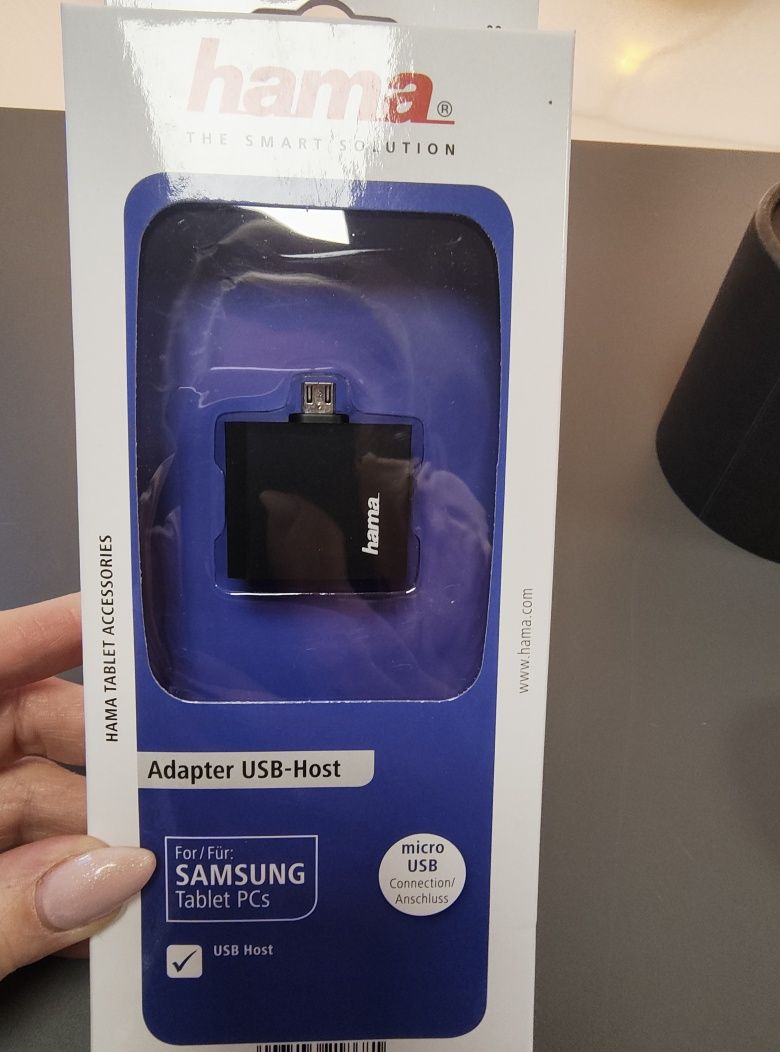 Hama Adapter USB Host do tabletu PC ze złączem microUSB, czarny