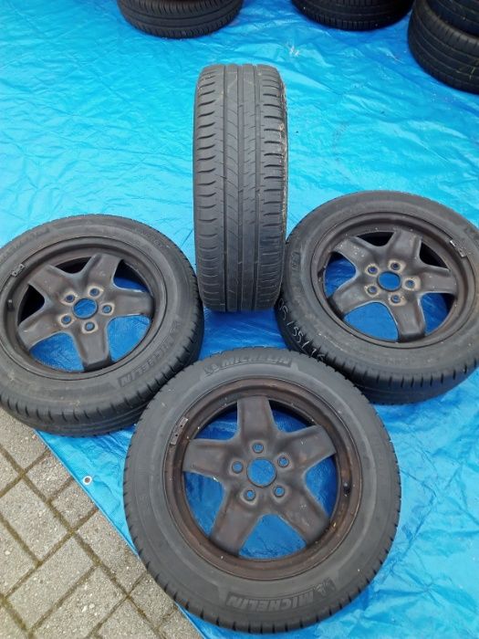 Koła stalowe 6,5J ET 50 VW Michelin 205/55 R16 letnie