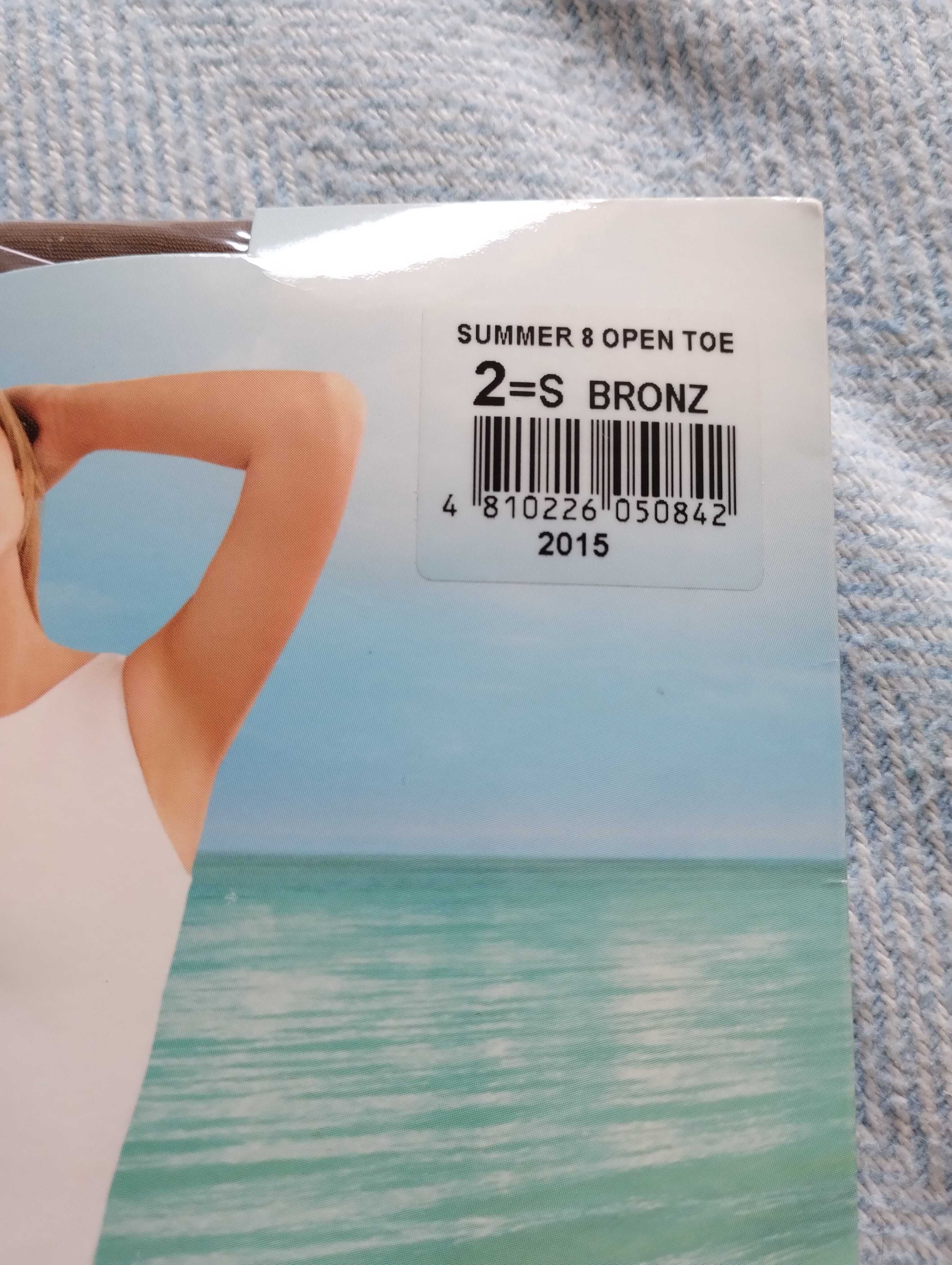 Ultracienkie rajstopy z otwartymi palcami SUMMER 8 OPEN TOE Lycra®