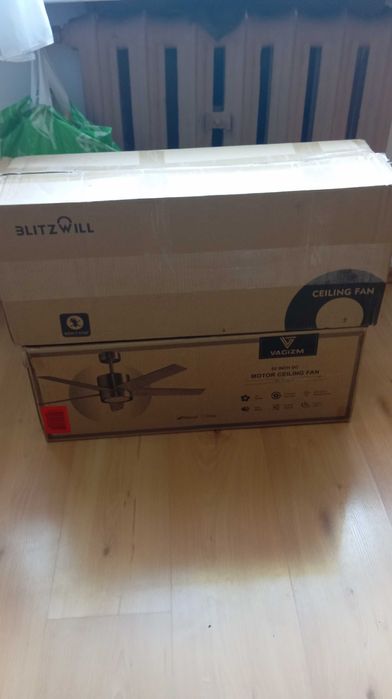 Wentylator sufitowy z oświetleniem i sterowaniem BlitzWill