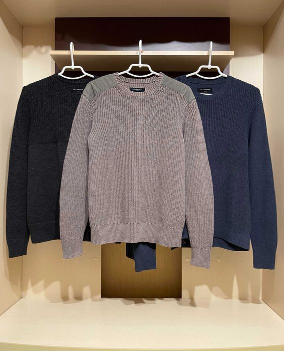Allsaints, X3 оригінал бавовняний светр, джемпер
