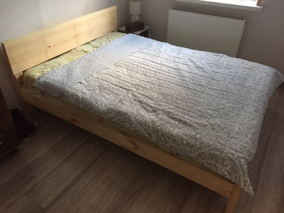 Дерев'яне ліжко Ліжко з дерева Двоспальне ліжко (Eкo)