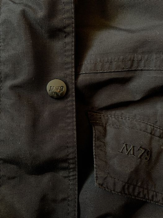 M79 czarna kurtka parka jesienna przejściowa 36 S