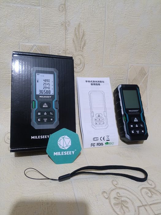Профессиональный, лазерный дальномер - Mileseey S2 на 120 м