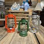 Lampa naftowa (zielona) , made in Korea , vintage
