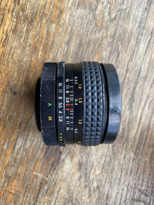 Фотовспышка Triopo TR-586 EX Nikon canon, focal mc 28 mm f2.8 canon fd