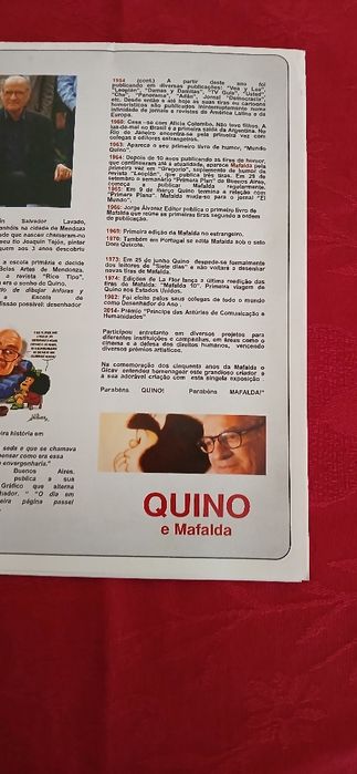 Folheto Mafalda - 50 anos