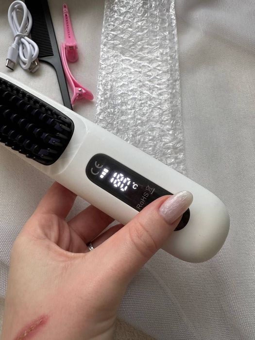 Щітка вирівнювач портативна на акумуляторі дорожня Bestriver